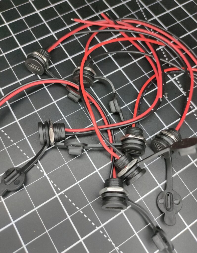 Врізний роз'єм USB Type-C гнездо мама (Тайп-С)