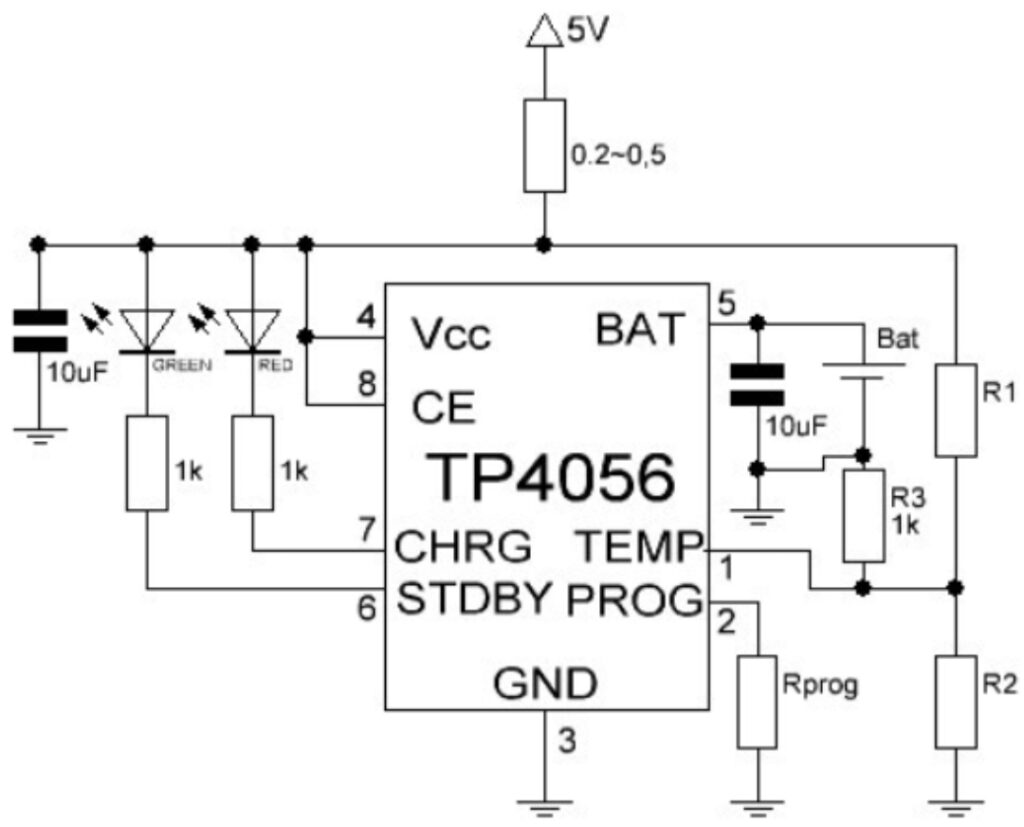 Контроллер заряда TP4056 Type-C для 1S Li-Ion (модуль 4056)