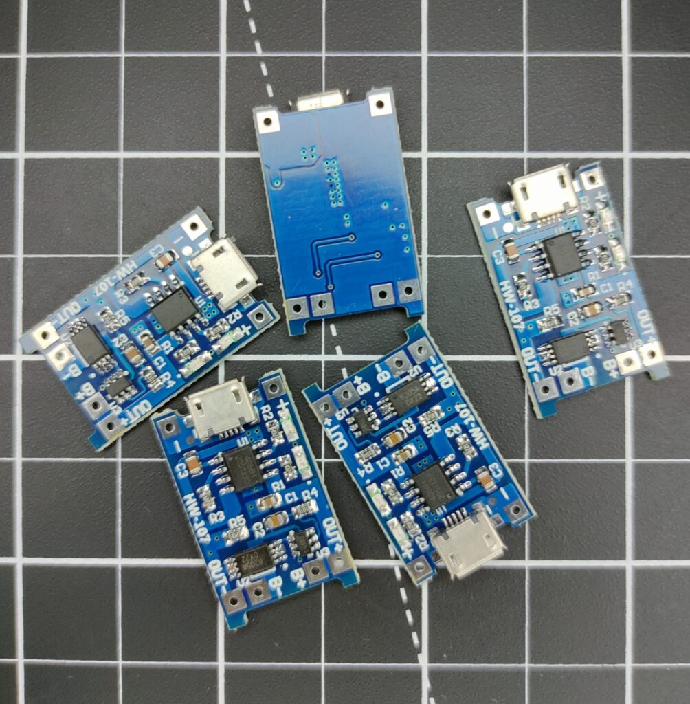Плата зарядки TP4056 з роз'ємом micro USB з захистом (модуль 4056)