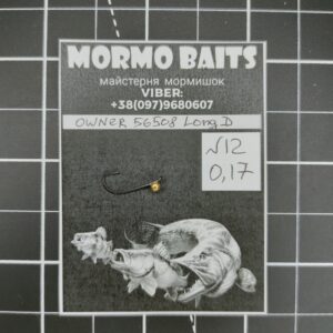 Мормишка вольфрамова Owner Tenkara Long D 56508 №12 ЗОЛОТА 0,15-0,17