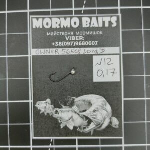 Мормишка вольфрамова Owner Tenkara Long D 56508 №12 СРІБНА 0,15-0,17