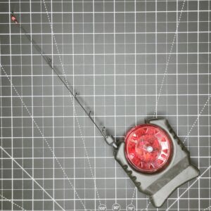 Вудка зимова (гірлянда риболовля) вудка для гірлянди ЧЕРВОНА З ТРІСКАВКОЙ 4 грами