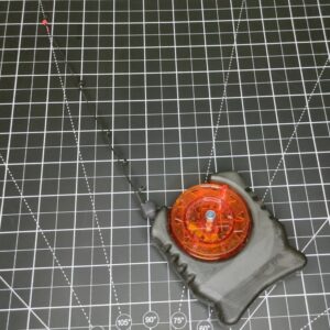 Риболовна вудка гірлянда (безмотилка) вудка для гірлянди ПОМАРАНЧЕВА З ТРІСКАВКОЙ 4 грами